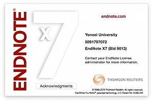EndNote X7大客户版 附带汉化包[官方VOL版]下载-可免费自动升级到X7.4][亲测可用]